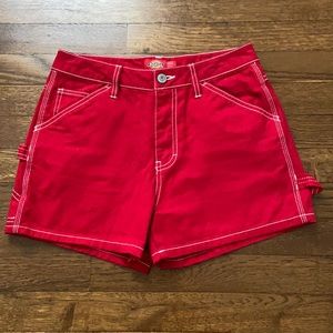 Dickies Red Carpenter Shorts